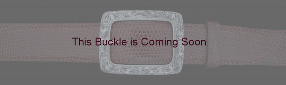 #0892 ENGRAVED CLASSIC GARRISON single buckle for 1 1/4" belts. - Santa Fe Buckle Company