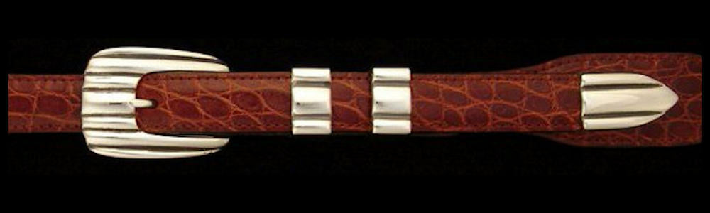 #0131 CADDY '56 Buckle Set for 3/4" belts. On SALE $365.00 - Santa Fe Buckle Company