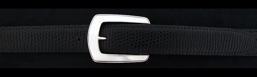 #0187 ELEGANT Buckle Set for 1" belts from $160.00 for the single buckle to $395.00 for the 4 pc set. Extra tips are available for $85.00 - Santa Fe Buckle Company