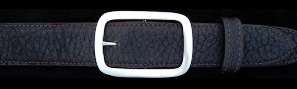 #0197 SKINNY GARRISON Single Buckle for 1 1/4" belts  $195.00 - Santa Fe Buckle Company